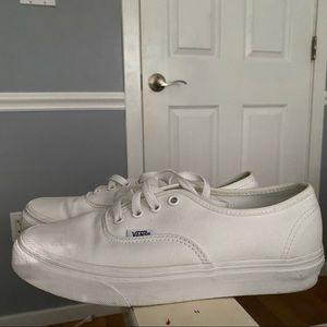 Vans Authentic Canvas Skate Shoes Size 7.5